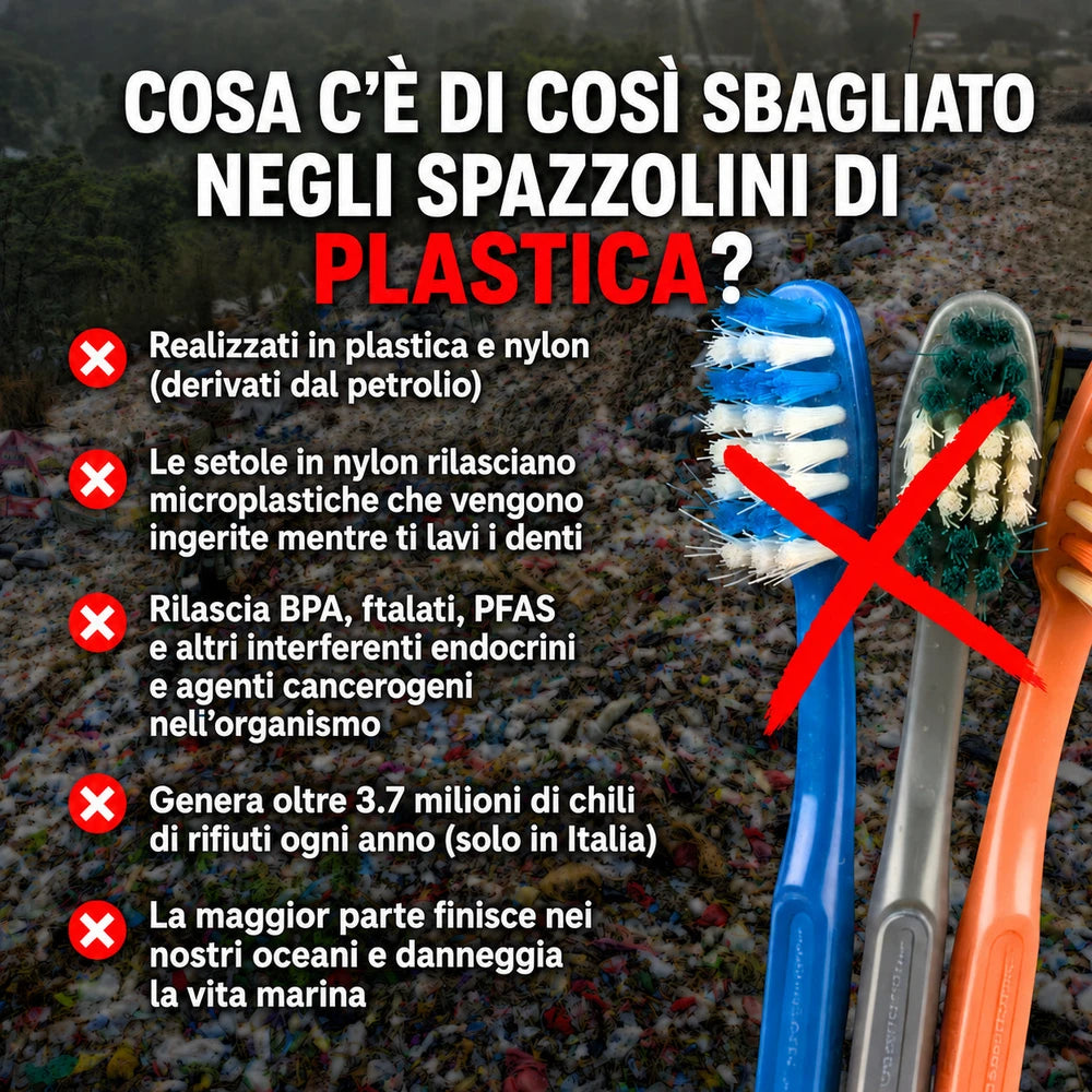 ORIGINI Spazzolino in Bambù